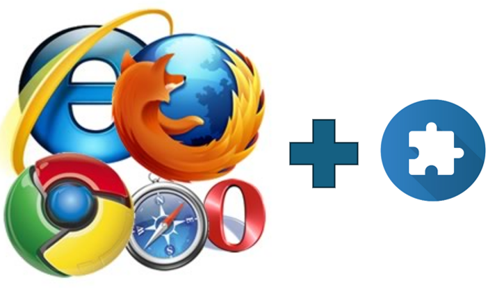 collage of browser logos